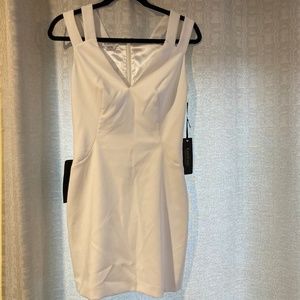 White Bebe cocktail dress